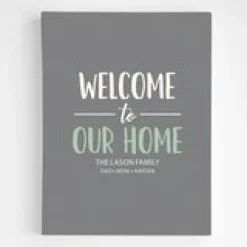Welcome To Our Home Wall Art