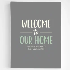 Welcome To Our Home Wall Art