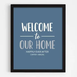 Welcome To Our Home Wall Art
