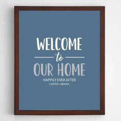 Welcome To Our Home Wall Art