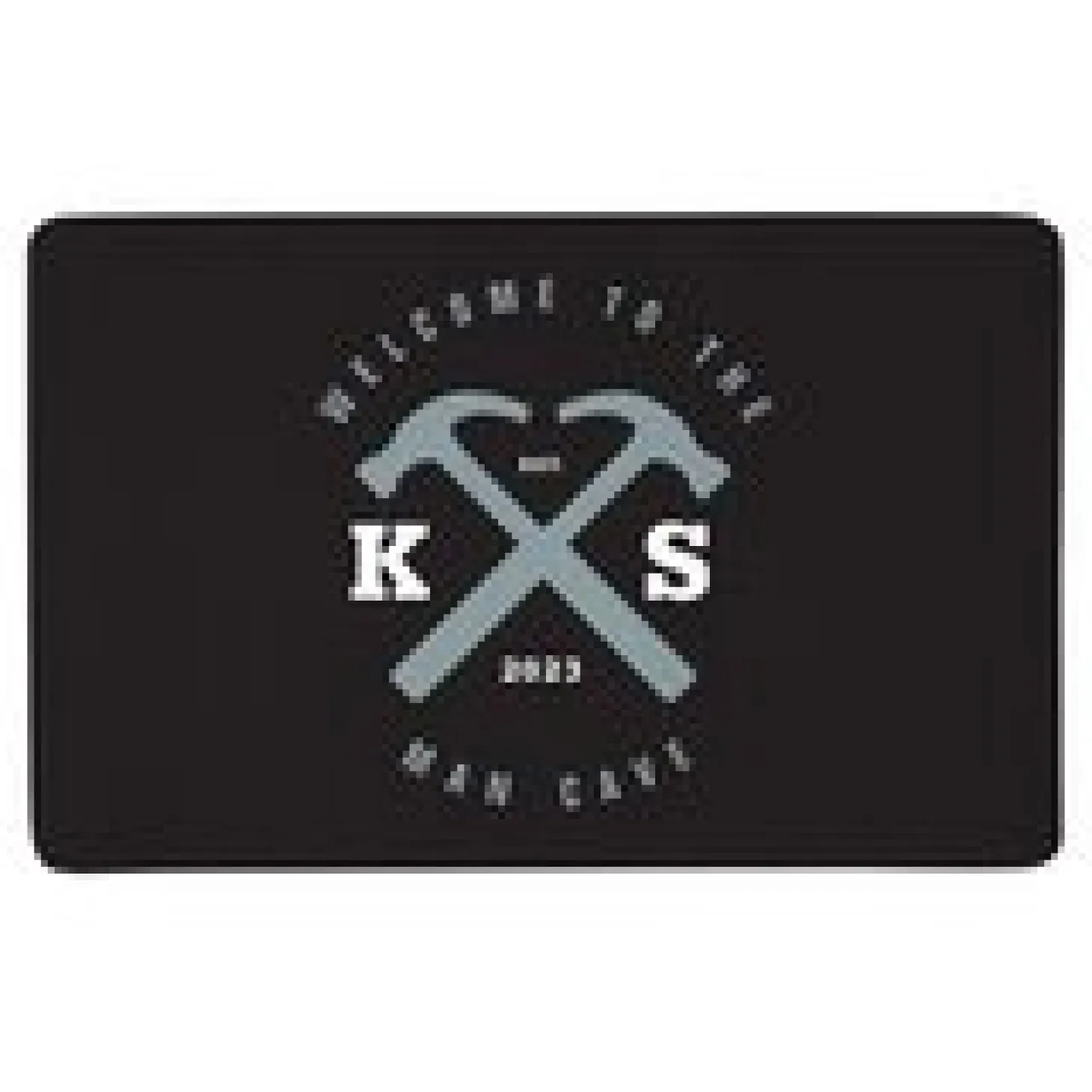 Welcome To The Man Cave Doormat