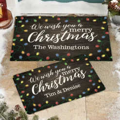 We Wish You a Merry Christmas Doormat