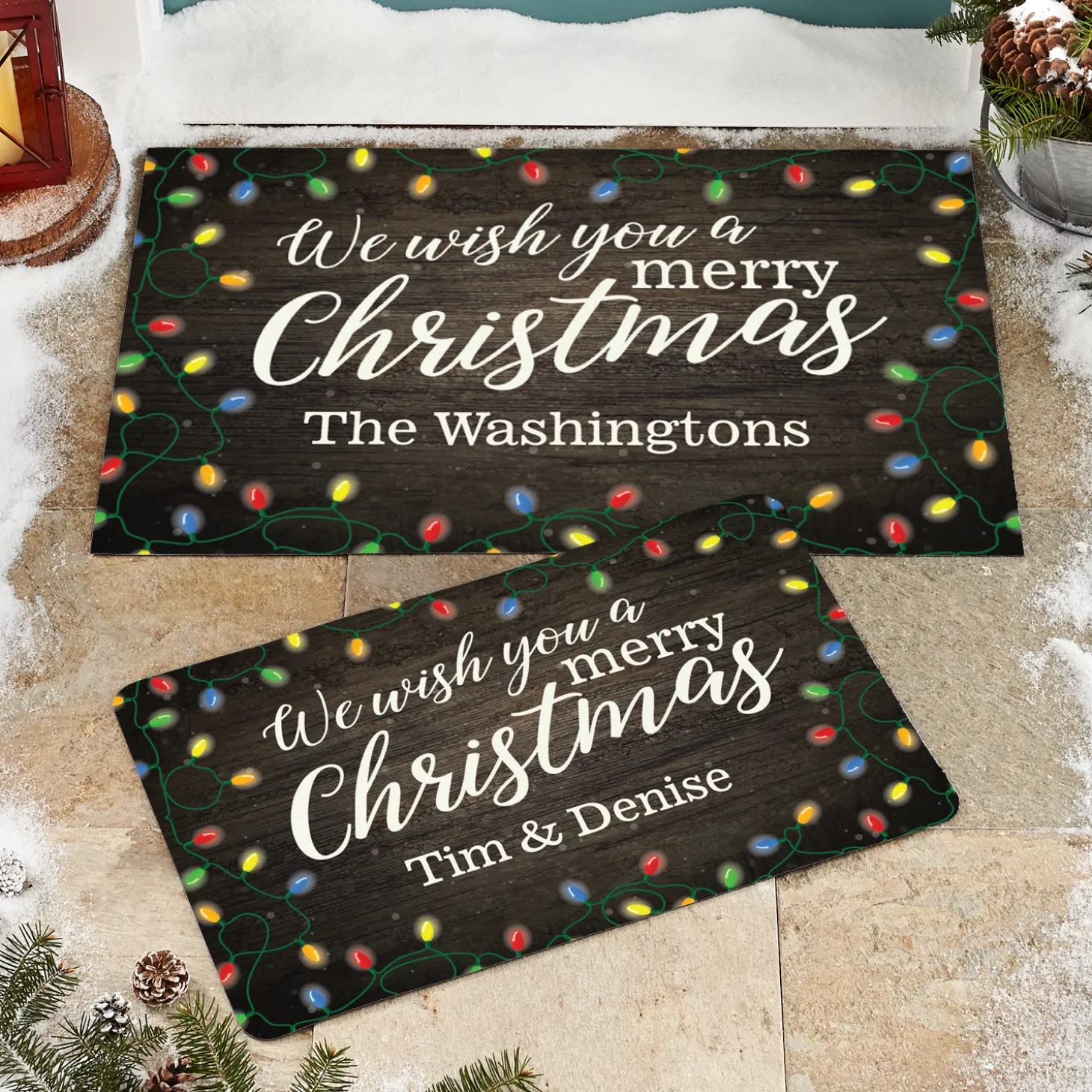 We Wish You a Merry Christmas Doormat