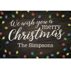 We Wish You a Merry Christmas Doormat