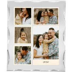 What A Year Photo Collage Acrylic Block