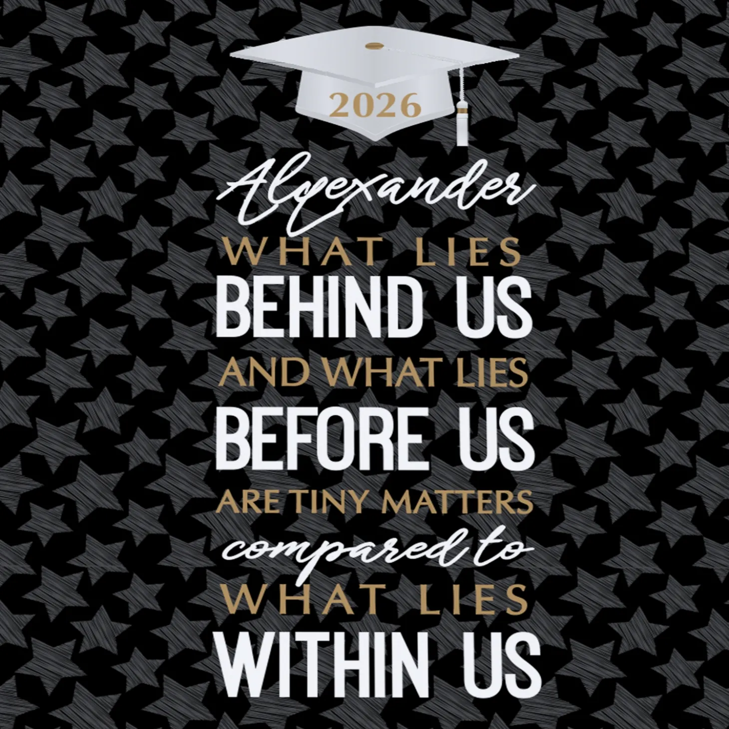 What Lies Within Graduation Keepsake Box