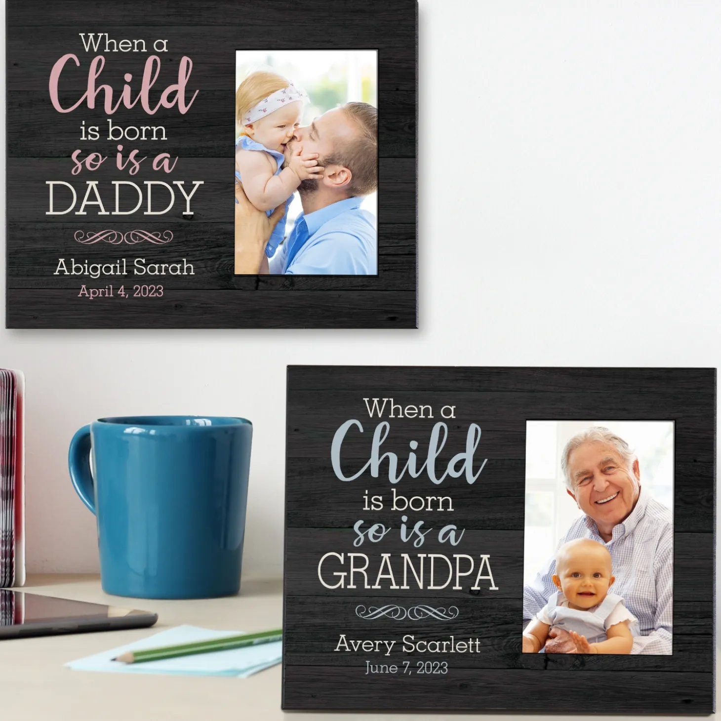 When A Child Is Born Frame