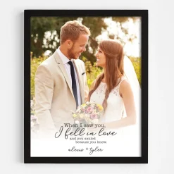 When We Fell in Love Framed Print