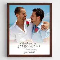 When We Fell in Love Framed Print