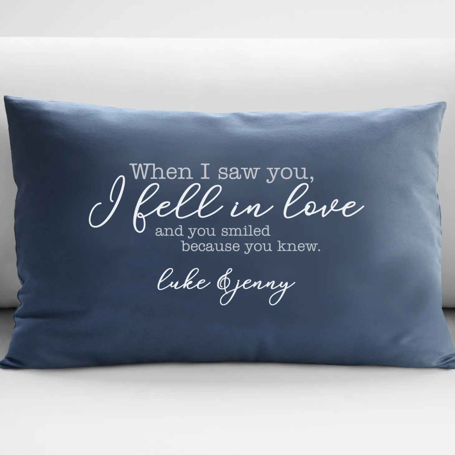 When We Fell In Love Throw Pillow