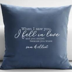 When We Fell In Love Throw Pillow
