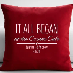 Where It All Began Throw Pillow