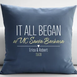 Where It All Began Throw Pillow
