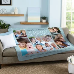Where Our Love Lives Photo Plush Blanket