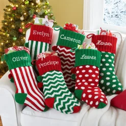 Whimsical Knit Stocking