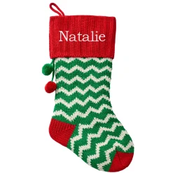 Whimsical Knit Stocking