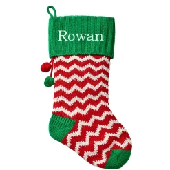 Whimsical Knit Stocking