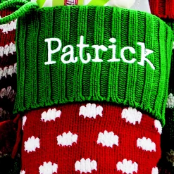 Whimsical Knit Stocking