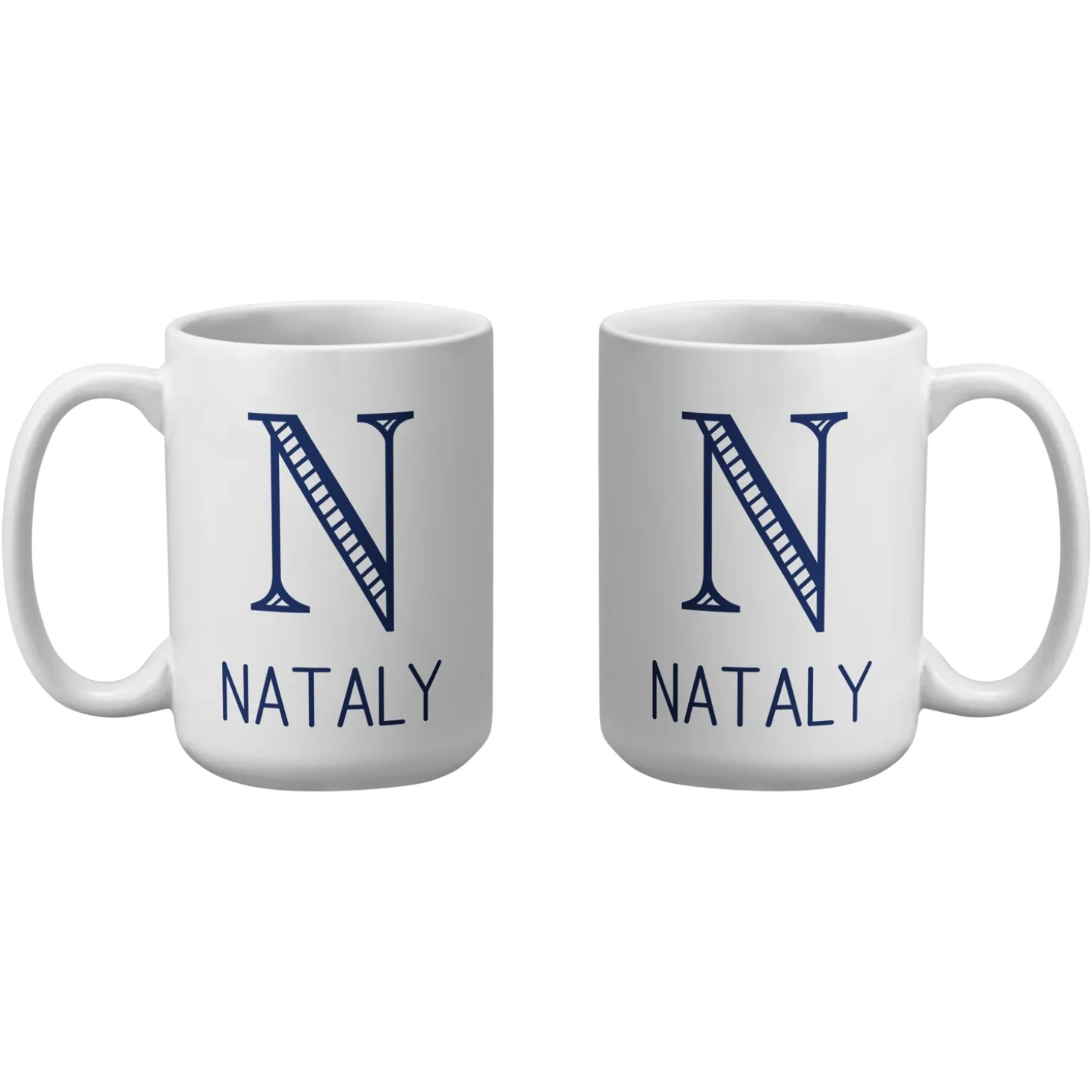 Whimsical Name & Monogram Mug