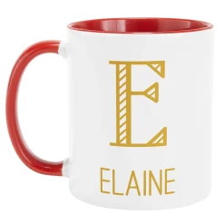 Whimsical Name & Monogram Mug