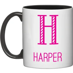 Whimsical Name & Monogram Mug