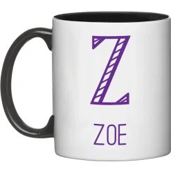 Whimsical Name & Monogram Mug