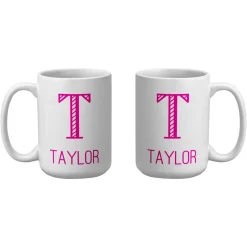 Whimsical Name & Monogram Mug