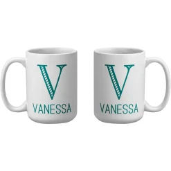 Whimsical Name & Monogram Mug