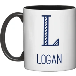 Whimsical Name & Monogram Mug