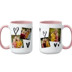 Whimsy Hearts Photo Mug