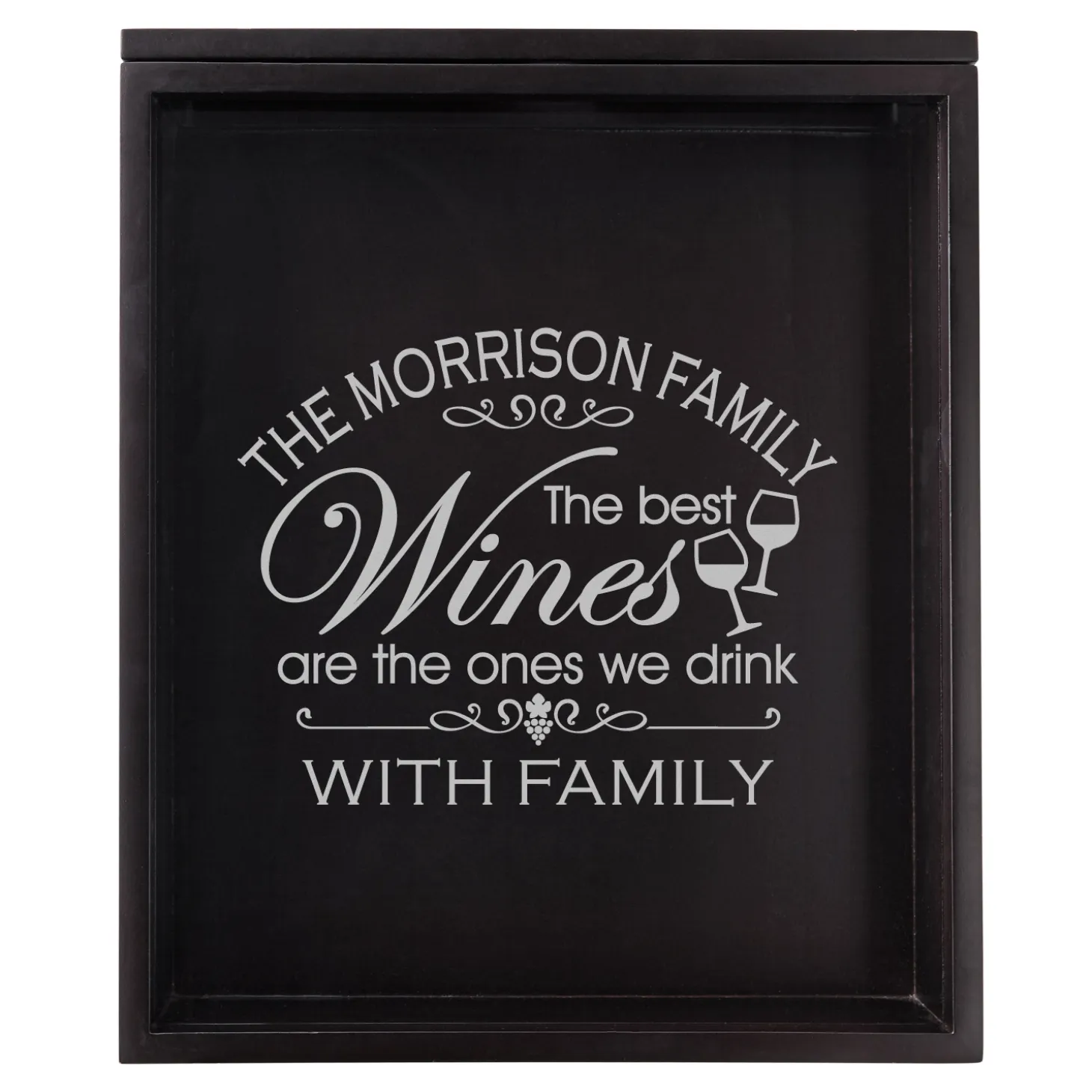 Wine Lovers Cork Display Box