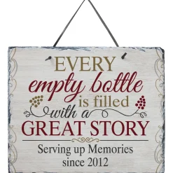 Wine Lovers Slate Sign