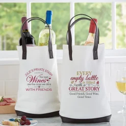 Wine Lovers Two Bottle Wine Tote
