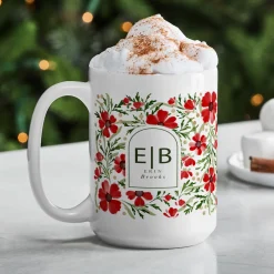 Winter Floral Mug
