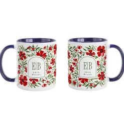 Winter Floral Mug