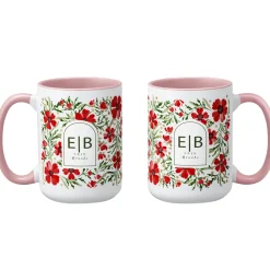 Winter Floral Mug