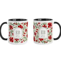 Winter Floral Mug