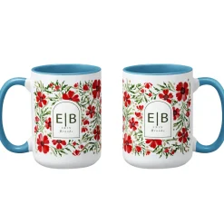 Winter Floral Mug