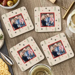 Winter Fun Photo Coasters