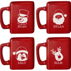 Winter Fun Square Mug Set