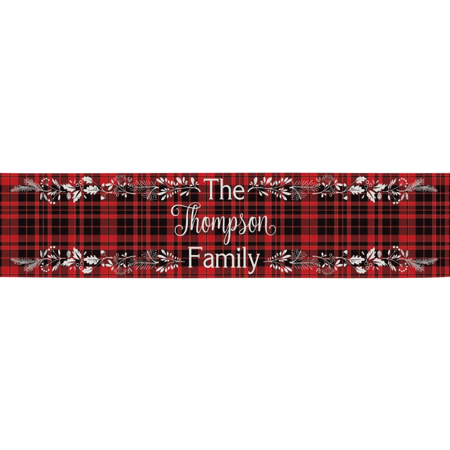 Winter Plaid Table Runner & Placemats