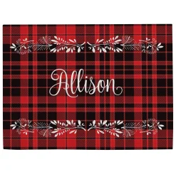 Winter Plaid Table Runner & Placemats