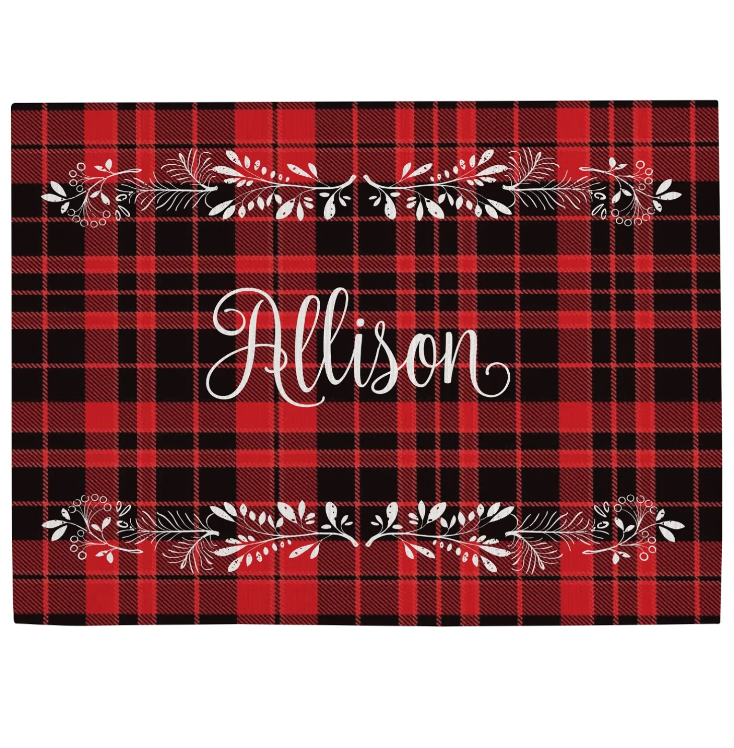 Winter Plaid Table Runner & Placemats