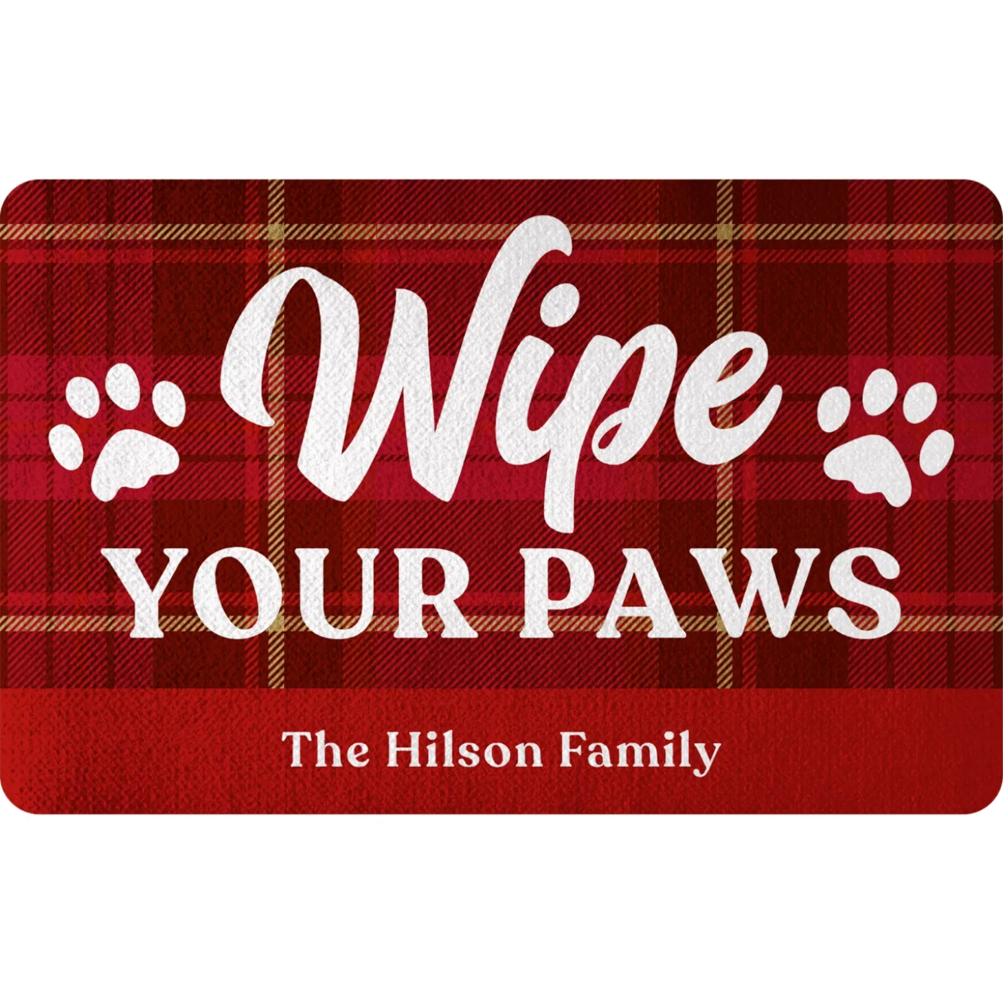 Wipe Your Paws Doormat