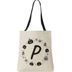 Witchy Pumpkins Initial Treat Bag