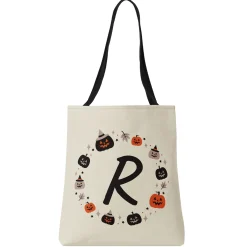 Witchy Pumpkins Initial Treat Bag