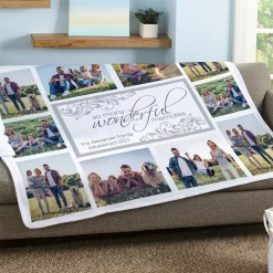 Wonderful Memories Photo Plush Blanket