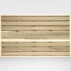 Wooden Doormat