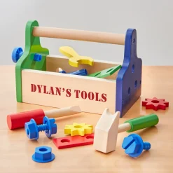 Wooden Toolbox Set