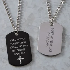 Words of Faith Dog Tag